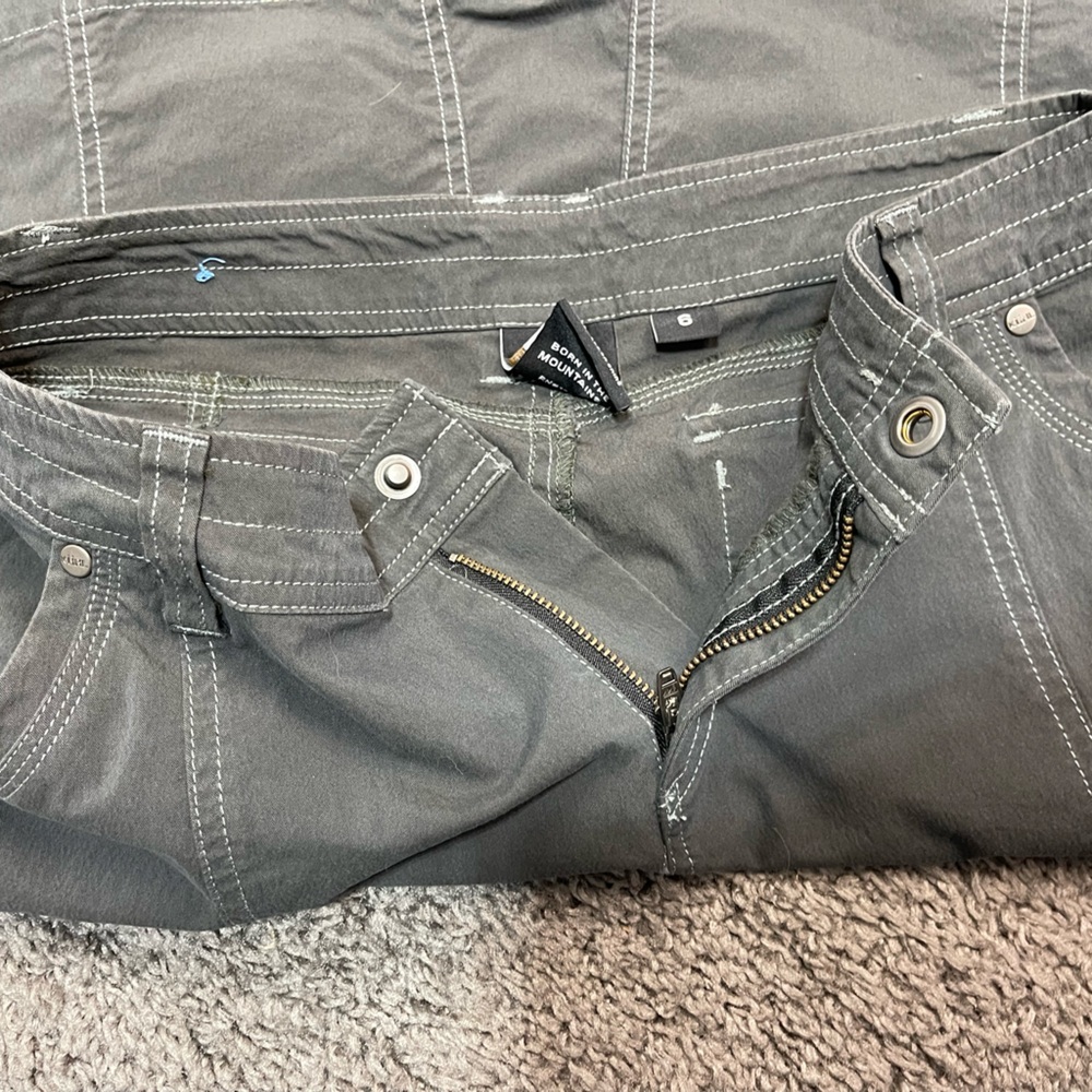 Kuhl dark grey stretch A line hike splash skirt women’s size 6 - Picture 7 of 14
